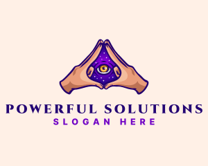 Mystical Eye Occult logo design