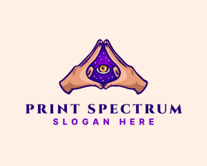 Mystical Eye Occult logo design