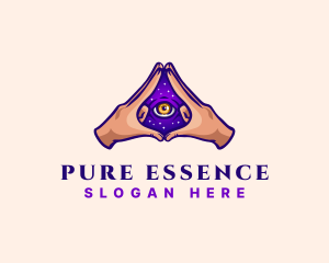 Mystical Eye Occult logo design