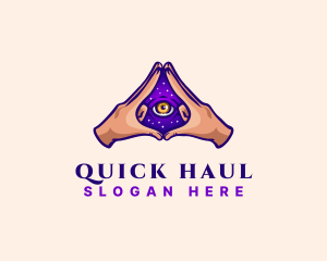 Mystical Eye Occult logo design