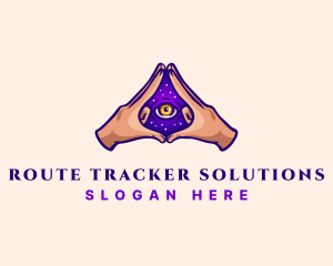 Mystical Eye Occult logo design