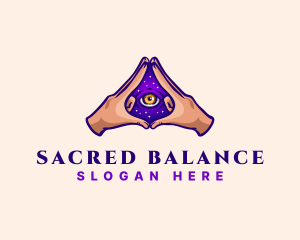 Mystical Eye Occult logo design