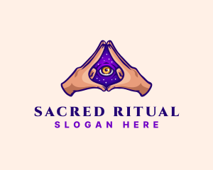 Mystical Eye Occult logo design