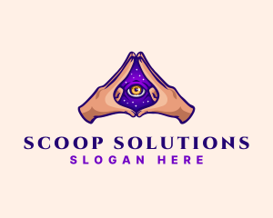 Mystical Eye Occult logo design