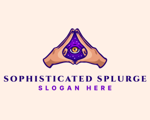 Mystical Eye Occult logo design