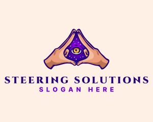 Mystical Eye Occult logo design