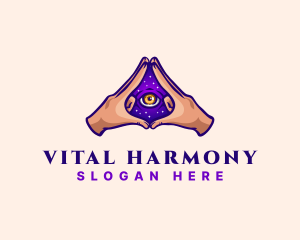 Mystical Eye Occult logo design