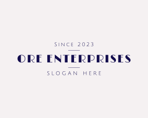 Simple Elegant Enterprise logo design