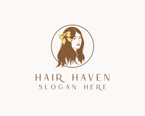 Woman Hair Ribbon logo