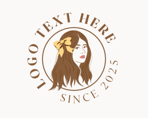 Woman Hair Ribbon logo