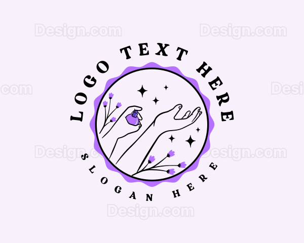 Fragrant Floral Perfume Logo