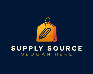 Supplies Shopping Tag logo design