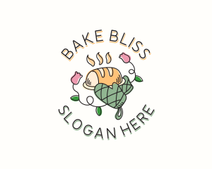 Bakery Oven Mitts logo design