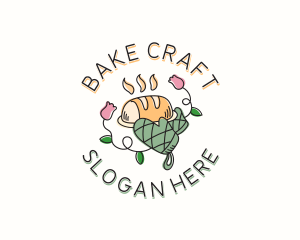 Bakery Oven Mitts logo design