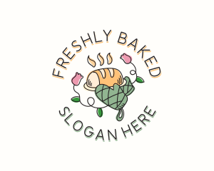 Bakery Oven Mitts logo design