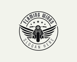 Motorcycle Biker Racing logo design