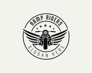 Motorcycle Biker Racing logo design