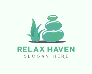 Rock Stone Spa logo design