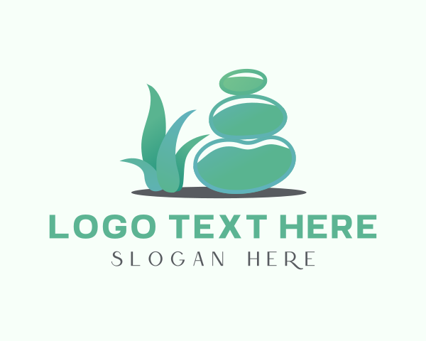 Relaxing logo example 4