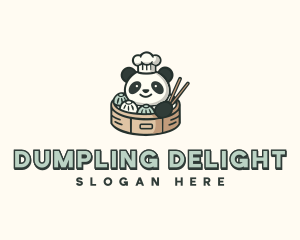 Panda Asian Dumplings logo design