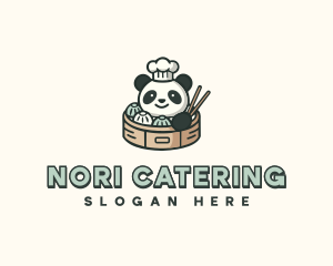 Panda Asian Dumplings logo design