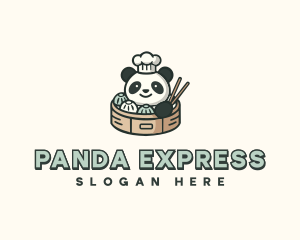 Panda Asian Dumplings logo design