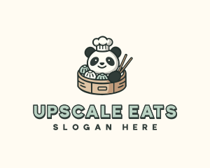 Panda Asian Dumplings logo design