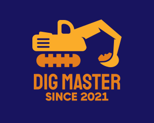 Modern Excavator Machine logo