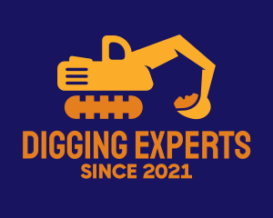 Modern Excavator Machine logo