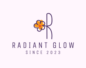 Daisy Letter R logo design