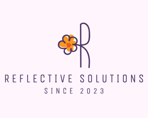 Daisy Letter R logo design