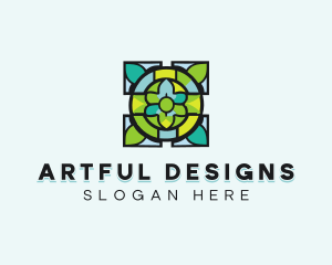 Abstract Mosaic Art logo design