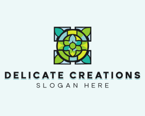 Abstract Mosaic Art logo design