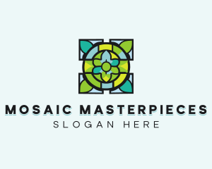 Abstract Mosaic Art logo design