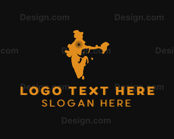 India Map Elephant Logo