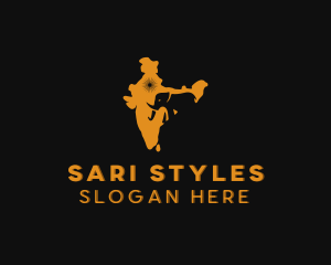 India Map Elephant logo