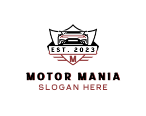 Sports Car Automobile logo