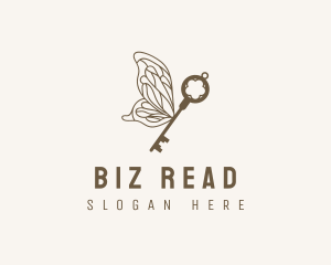 Key Butterfly Wings logo design