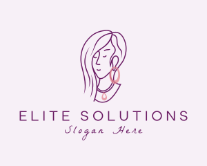 Woman Fashion Jewelry Logo