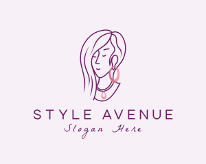 Woman Fashion Jewelry Logo