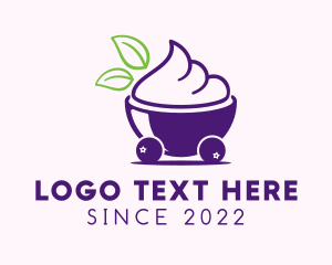 Blueberry Ice Cream Cart logo