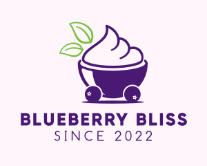 Blueberry Ice Cream Cart logo