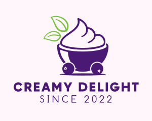 Blueberry Ice Cream Cart logo