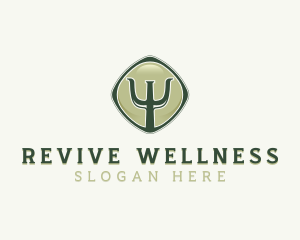 Wellness Therapy Psychiatry logo design