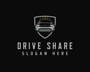 Automobile Car Shield logo