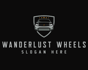 Automobile Car Shield logo