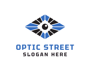 Visual Optic Eye  logo design