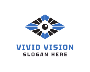 Visual Optic Eye  logo design