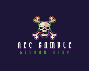 Gaming Skull Casino logo design