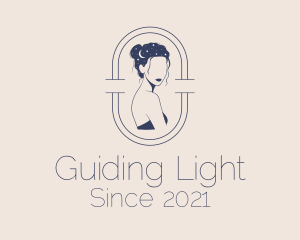 Night Maiden Astrology logo design